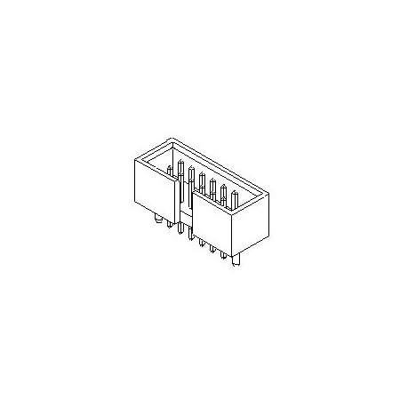Molex CGrid Hdr WPgSlt 1PdNiAuLF 10Ckt 87834-1011
